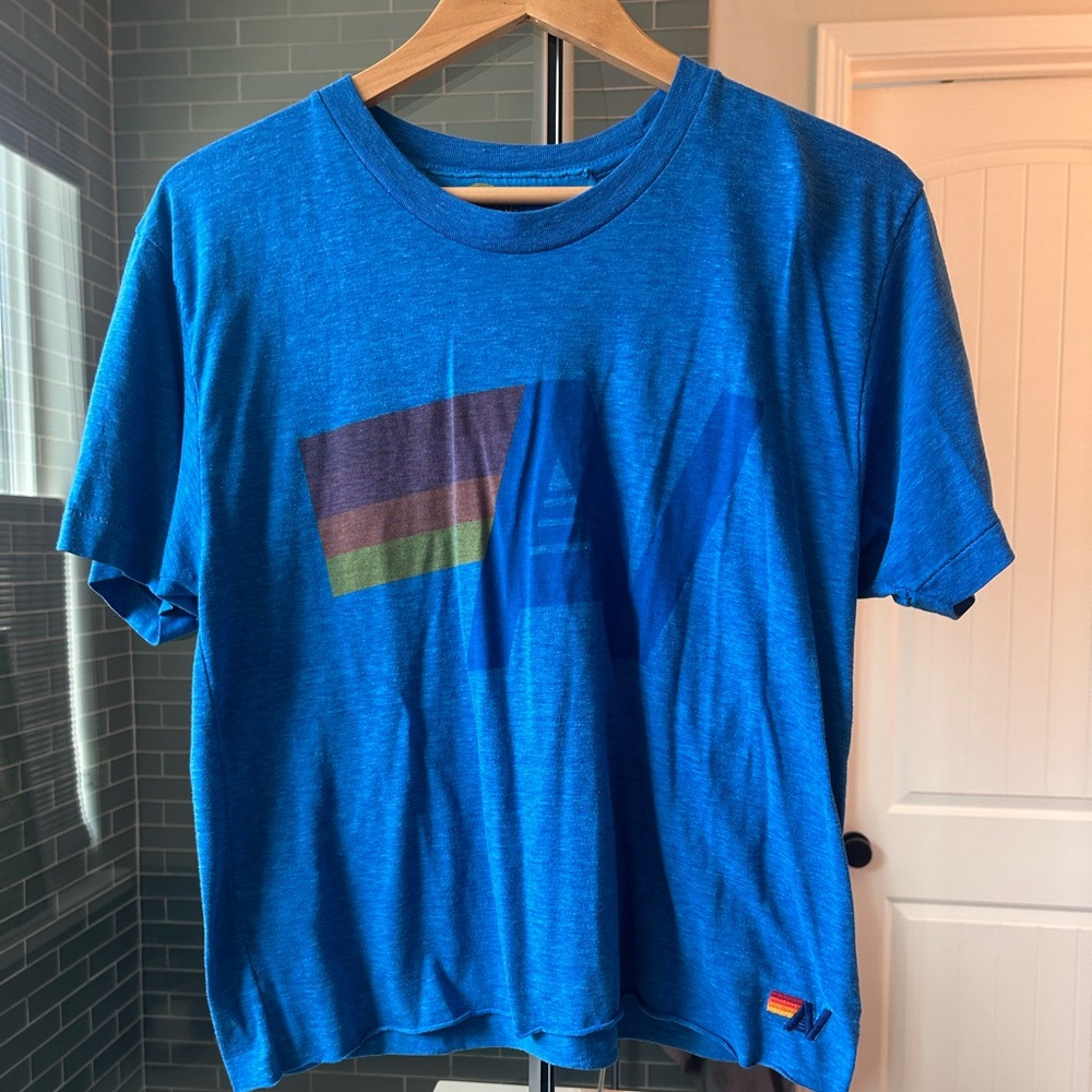 Aviator Nation Blue Short-Sleeve Graphic Tee